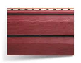 Виниловый сайдинг «KANADA плюс» (Красный)