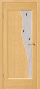 Межкомнатная дверь "Орхидея" (со стеклом)